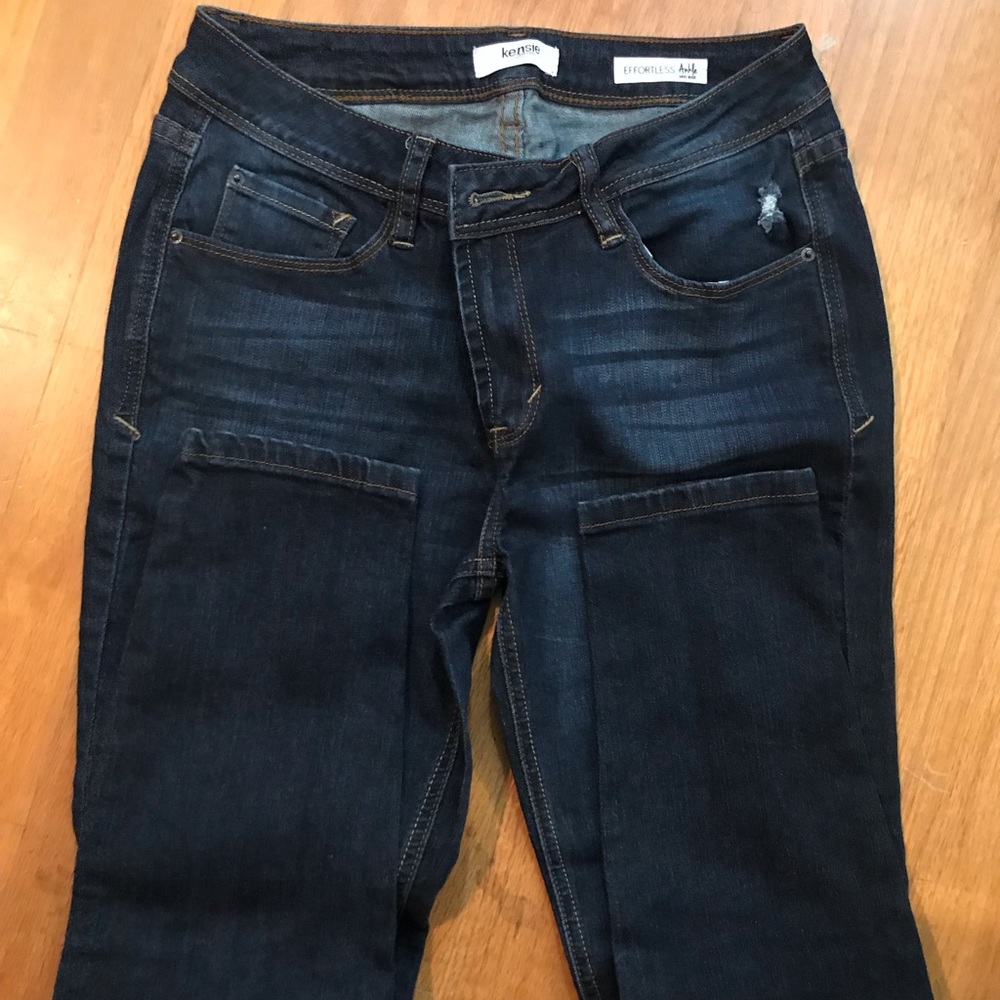 Kensie Effortless Ankle mid rise jeans NWOT